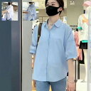 トップス 半袖 vネック レディース tシャツ 襟 付き シンプル 無地 ファッション 体型カバー 快適通気 清涼感 薄手 カジュアル 送料無料