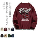 Tシャツ メンズ 長袖 英字プリント カットソー トップス 丸首 ゆったり 大きいサイズ インナー クルーネック 春秋 スポーツ きれいめ おしゃれ 送料無料