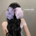 ヘアアクセサリー ヘアークリップ バレッタ ロリータ風 大きめ レース メッシュ レディース 髪飾り リボン 蝶結び ヘアピン 結婚式 学園祭 文化祭 コスプレ...