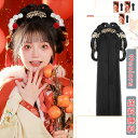 ヘッドドレス カチューシャ 一体式簡単まげ古風造形ヘアバンド ウィッグ かつら 漢服 レトロ ヘア アクセサリー コスプレ かわいい きれい コスチューム 撮影...