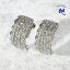 K18WG ダイヤモンド(1ct)バネU字 イヤリングDIAMOND EARRING 4月 誕生石 高品質 送料無料無料ラッピング 品質保証書付き 旭ジュエリー 帝国ホテル