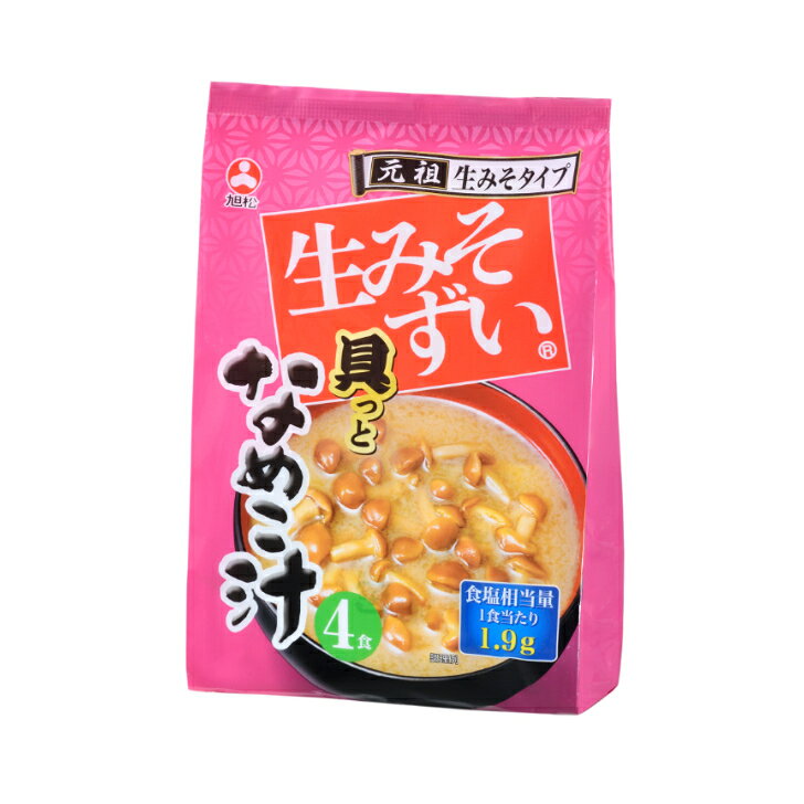 Rakuten - 旭松食品 旭松 袋生みそずい なめこ汁 4食