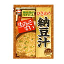 旭松食品 旭松 生みそずい 袋入生みそずいひきわり納豆汁3食