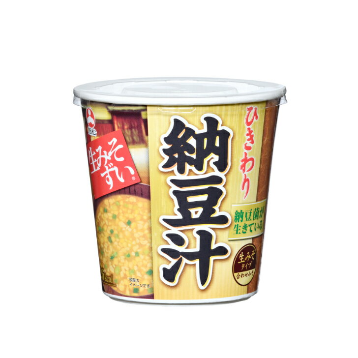 旭松食品 旭松 カップ生みそずいひきわり納豆汁×6