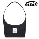 EMIS (エミス) 韓国人気 EMIS HOBO BAG-BLACK ホーボーバッグ シンプルデザイン ブラック 韓国ブランド おしゃれ レディース メンズ カジュアル 新作 人気 トレンド(4)
