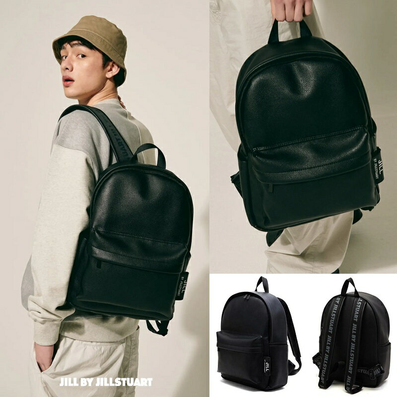 ★JILLSTUART★ Youth Black Cordura Nylon Two Pocket Backpack バックパック・リュック JILLSTUART Youth Black Cordura Nylon