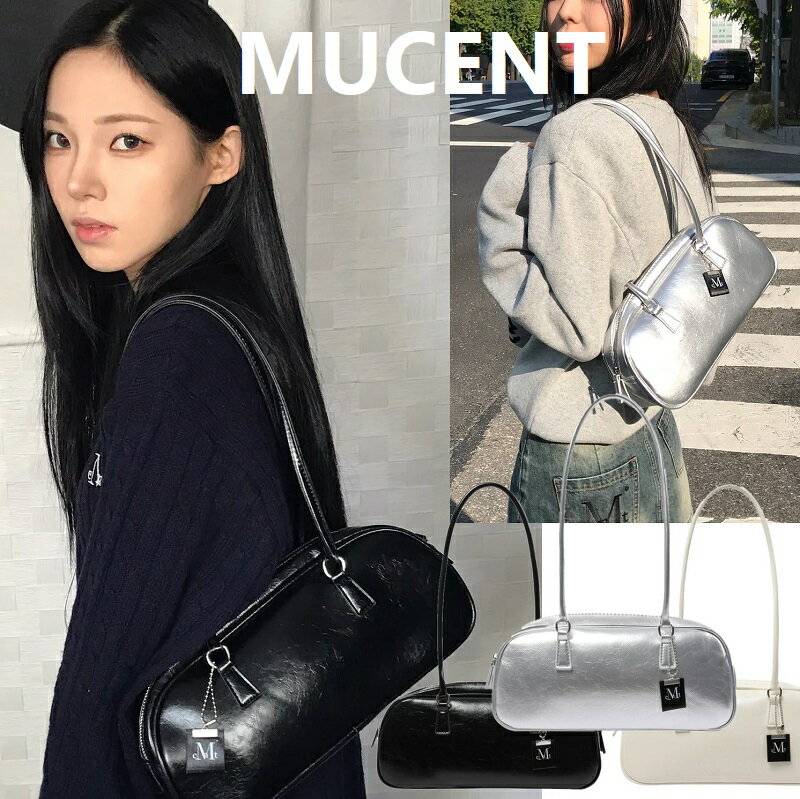 樂天商城 - 【MUCENT（ムセント）】Roman Crack Keyring Leather Shoulder Bowling Bagローマ クラックレザー キーリング付き ボウリングバッグ 3色展開 韓国人気 ユニセックス シンプル おしゃれ カジュアル トレンド バッグ
