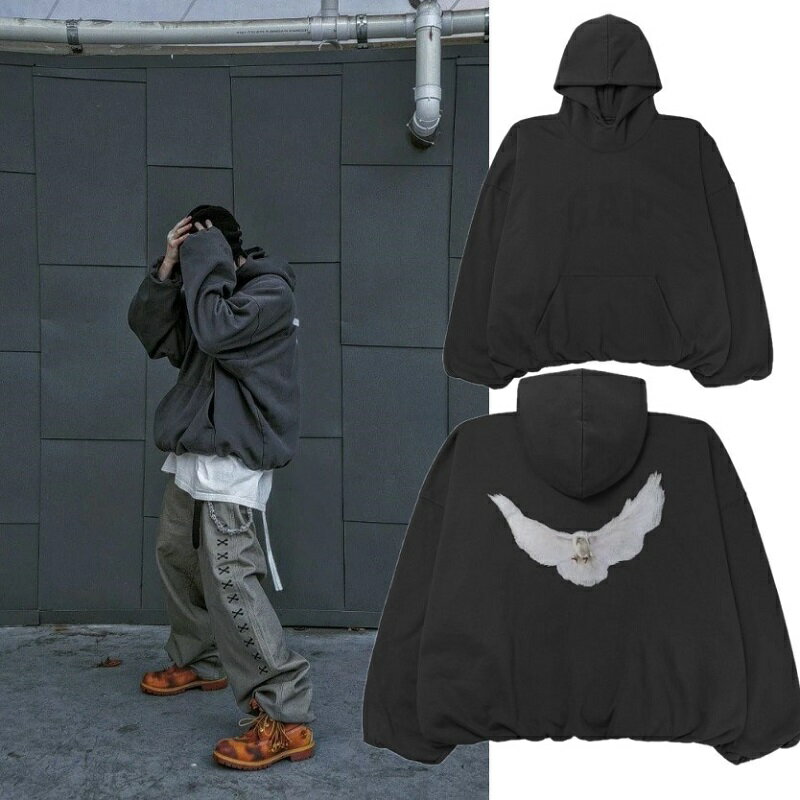【正規品】 Yeezy Gap Engineered By Balenciaga Dove Hoodie Black イージー ギャップ エンジニアード バイ ...