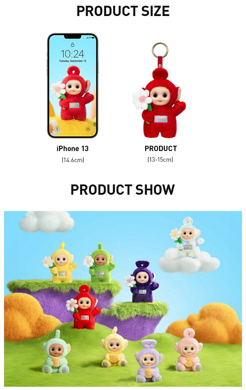 ★正規品★[BLACKPINKのジェニー着用] Pop Mart Teletubbies Say Hello Series Figur...