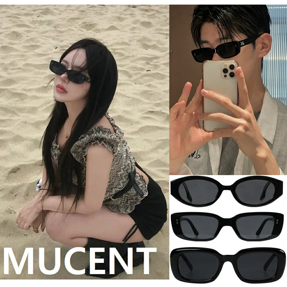 樂天商城 - MUCENT（ムセント） Signature Logo Point Sunglasses シグネチャー ロゴ ポイント サングラス 3タイプ 韓国ファッション 限定品 人気 完売必須 メガネ ユニセックス