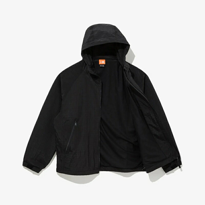 NEW ERA（ニューエラ） Outdoor Windbreaker Jacket Black アウトドア ウィンドブ...