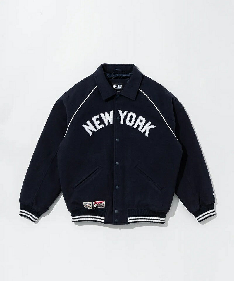 NEW ERA（ニューエラ） MLB New York Yankees Melton Stadium Jacket Navy MLB ニ...