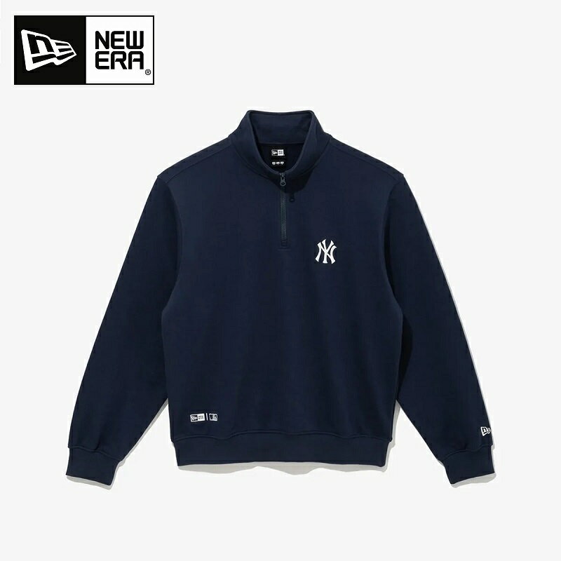NEW ERA（ニューエラ） AP MLB HALF ZIP UP FT43 NEYYAN D BLU MLB ニューヨーク・ヤンキース ハーフジ..