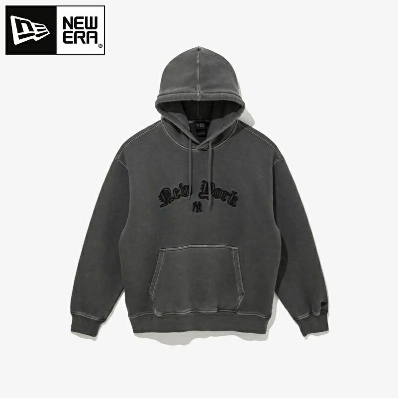 NEW ERA（ニューエラ） MLB New York Yankees Old English Arch Standard Hoodie Black MLB ニューヨー..