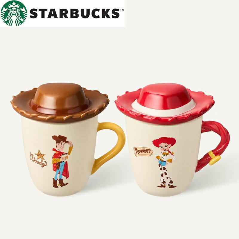 樂天商城 - [STARBUCKS] Toy Story Woody & Jessie Mug Set [スターバックス] トイ・ストーリー ウッディ＆ジェシー マグ セット スターバックス スタバ 韓国スタバ トイストーリー ディズニー ピクサー コラボ ウッディ ジェシー マグカップ ペアセット 韓国限定 日本未発売 ギフト