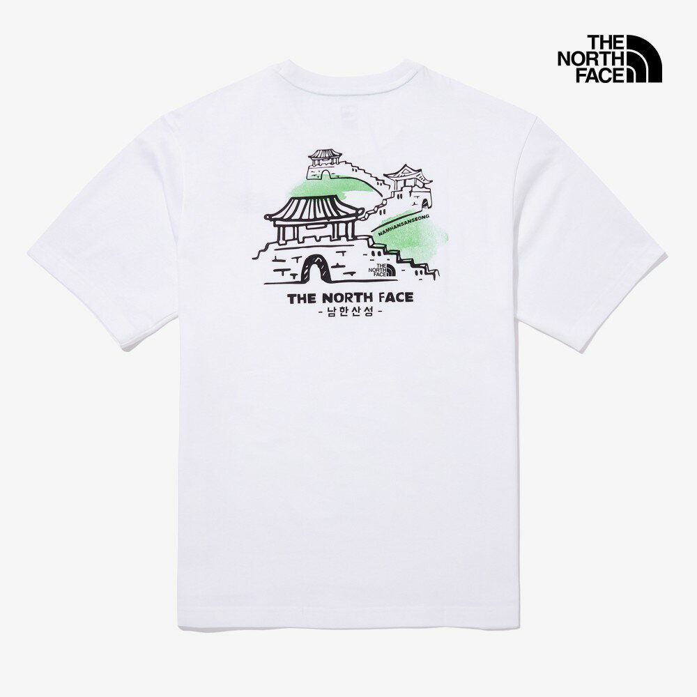 樂天商城 - [THE NORTH FACE] NAMHANSANSEONG EDITION S/S T-Shirt White [ザノースフェイス] 南漢山城 エディション 半袖 Tシャツ ホワイト ザノースフェイス 半袖Tシャツ カットソー 南漢山城 ナムハンサンソン エディション 韓国限定 日本未発売 ホワイト アウトドア カジュアル