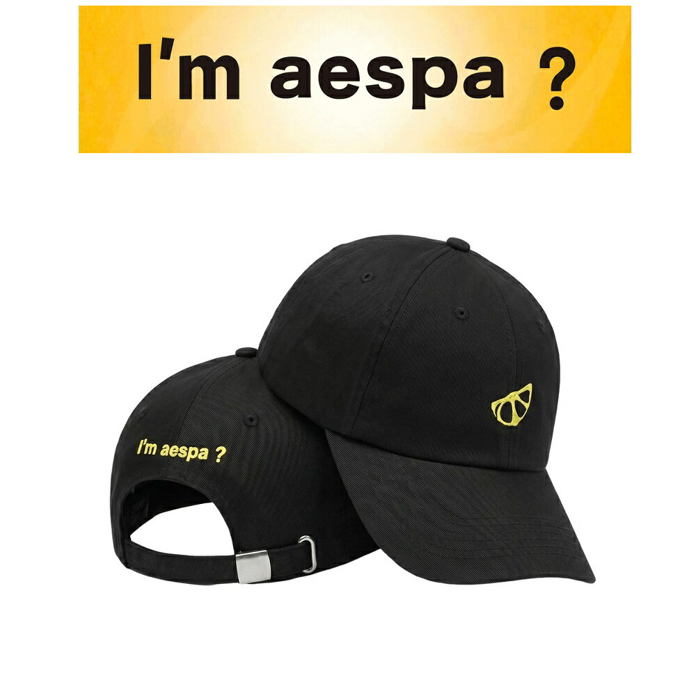 [エスパグッズ] I'm donut x aespa "i'm aespa ?" Ball Cap - Black I'm donut x aespa 「i'm aespa ?」 ボールキャップ ブラック 韓国ファッション aespa エスパ Imdonut アイムドーナツ コラボグッズ ボールキャップ ベースボールキャップ 帽子 ブラック KPOPグッズ