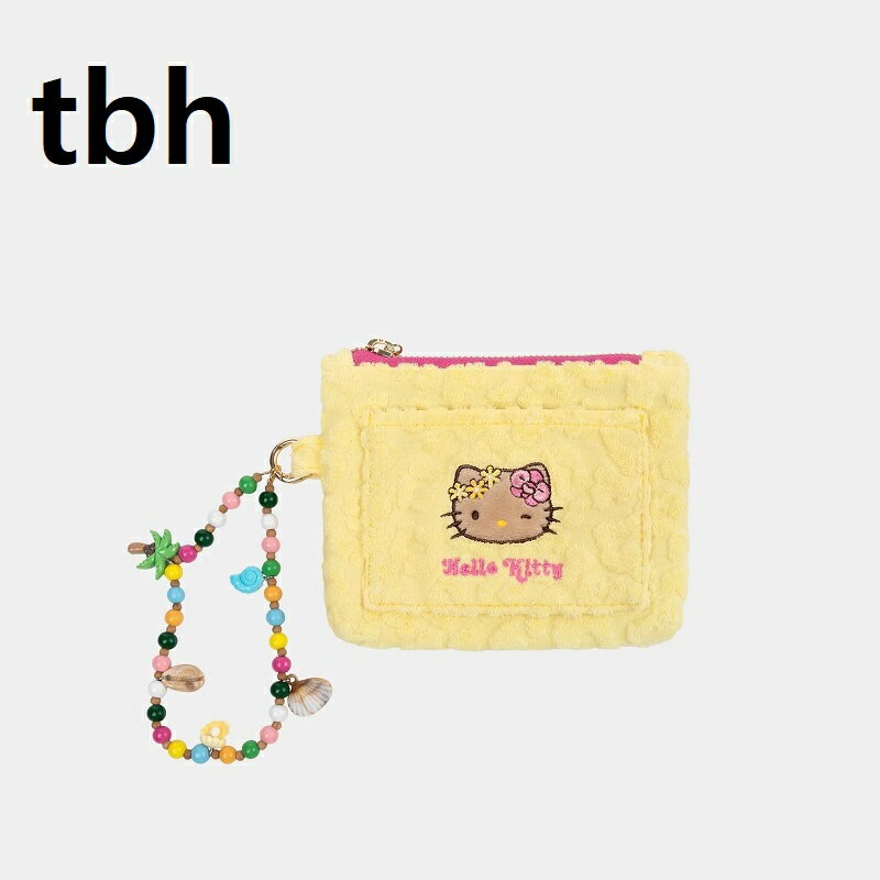  "Hello Kitty" Terry Storage Bag – Sunbeam Leopard – Small  「ハローキティ」テリー ストレージバッグ サンビーム レオパード Sサイズ キッズファッション tbh Hello Kitty ハローキティ サンリオ ストレージバッグ 収納バッグ テリー生地 レオパード