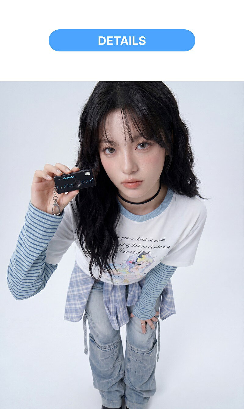 [Almost Blue] SNOW FLIP DIGITAL CAMERA (8Color) [オールモストブルー] スノー フリップ デジタルカメラ (8カラー) 韓国雑貨 AlmostBlue オールモストブルー デジタルカメラ トイカメラ デジカメ Y2K レトロカメラ かわいい ガジェット 韓国トレンド 韓国直送 日本未発売 asahimi-10002662 あさひみ サンプル画像2