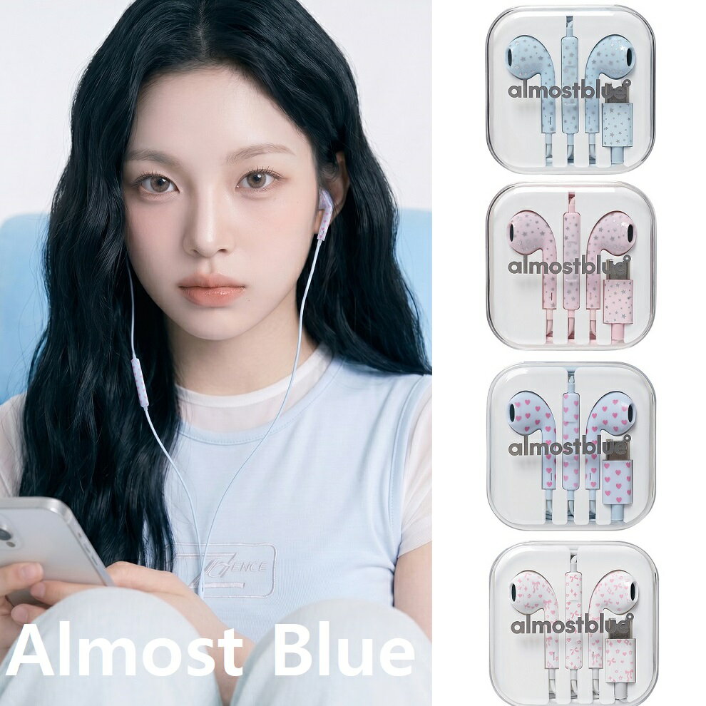 [Almost Blue] SNOW EARPHONES C-Type (Renewal) 2nd Gen [オールモストブルー] スノー イヤホン Cタイプ (リニューアル) 第2世代 韓国雑貨 AlmostBlue オールモストブルー 有線イヤホン タイプCイヤホン イヤホン アクセサリー Y2Kファッション ガジェット 韓国トレンド