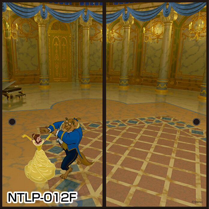 ふすま紙 ディズニー プリンセス 美女と野獣 NTLP-012F 襖紙 2枚1組 おしゃれ アサヒペンのサムネイル