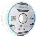 TAGin3D 3Dプリンター用フィラメント solublePsフィラメント PS-1.75WT ホワイト 1kg SOLU