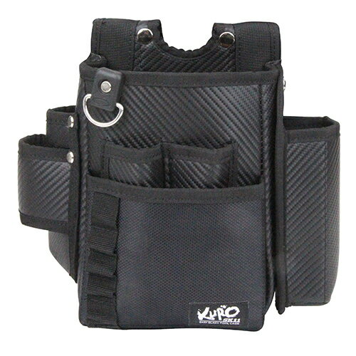 SK11 黒 腰袋2段サイドポケット SKC2-5BK 藤原産業 fwsg