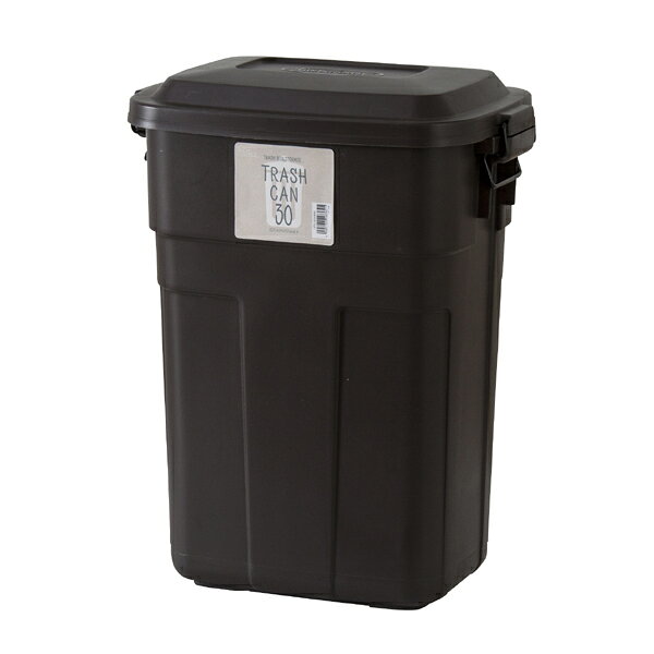 【ポイント5倍 06/04 20:00〜06/11 01:59まで】おしゃれ ゴミ箱 トラッシュカン 30L ブラウン W39×D27×H48.6 世田谷ベース ガレージライフ LFS-934BR [2]