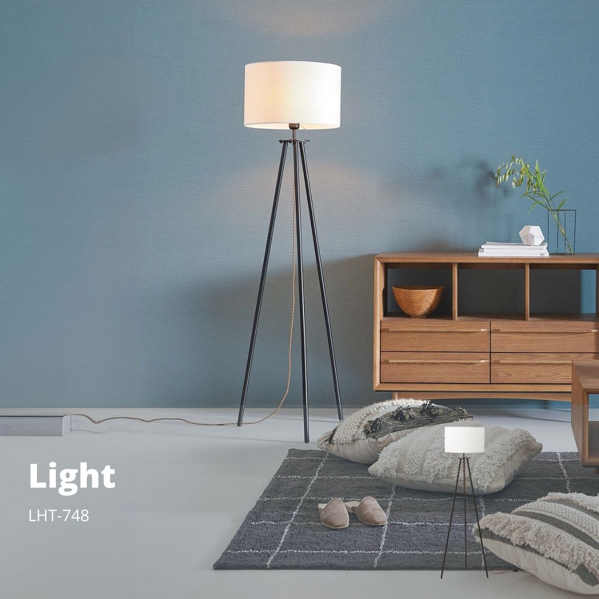 スタンドライト ブラック LHT-748