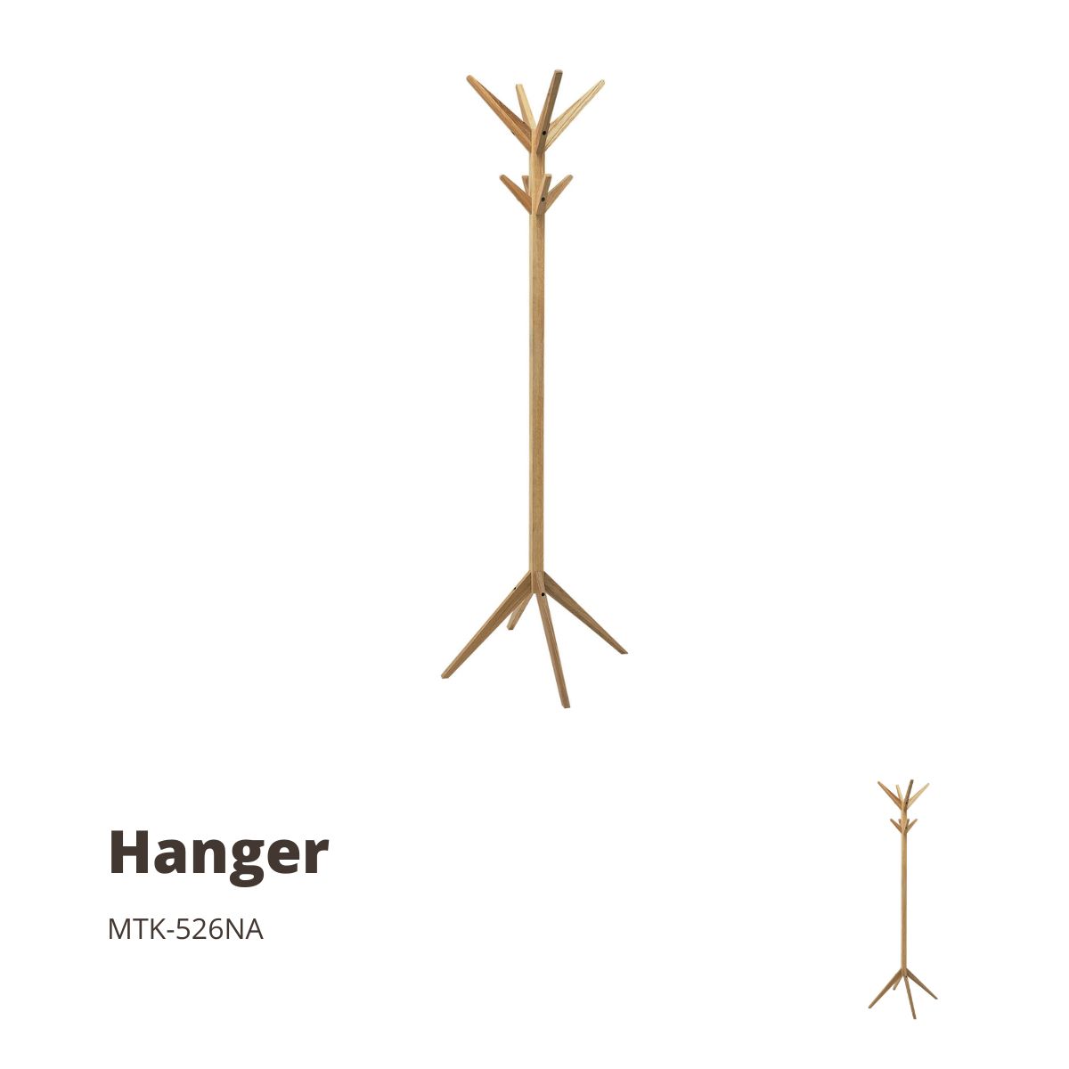 ハンガー ナチュラル MTK-526NA