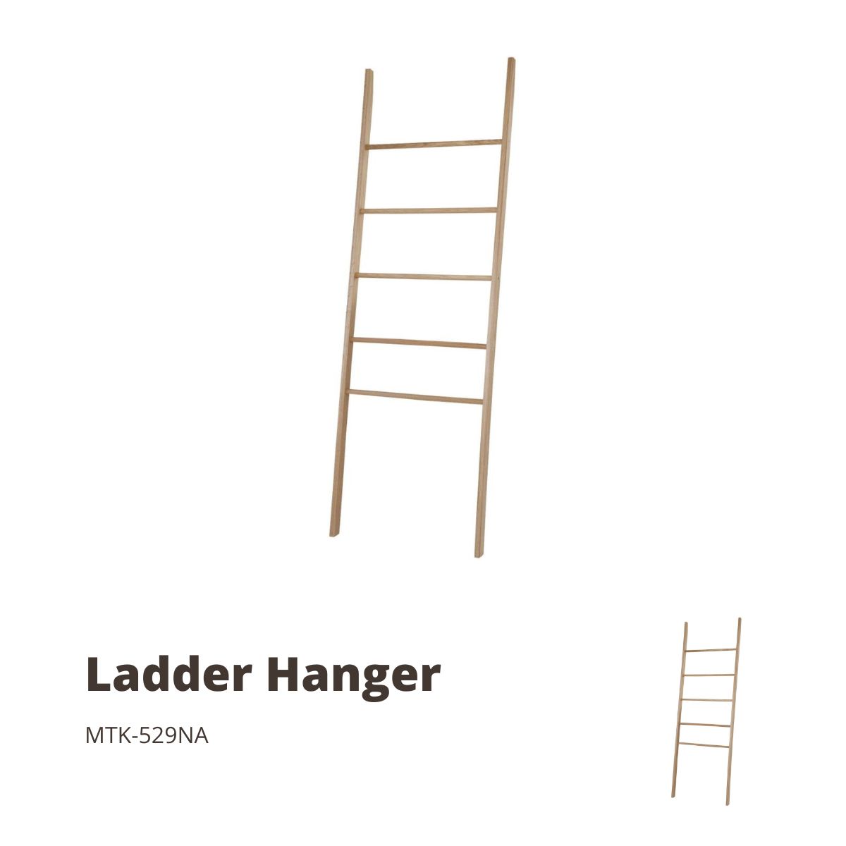 ラダーハンガー ナチュラル MTK-529NA
