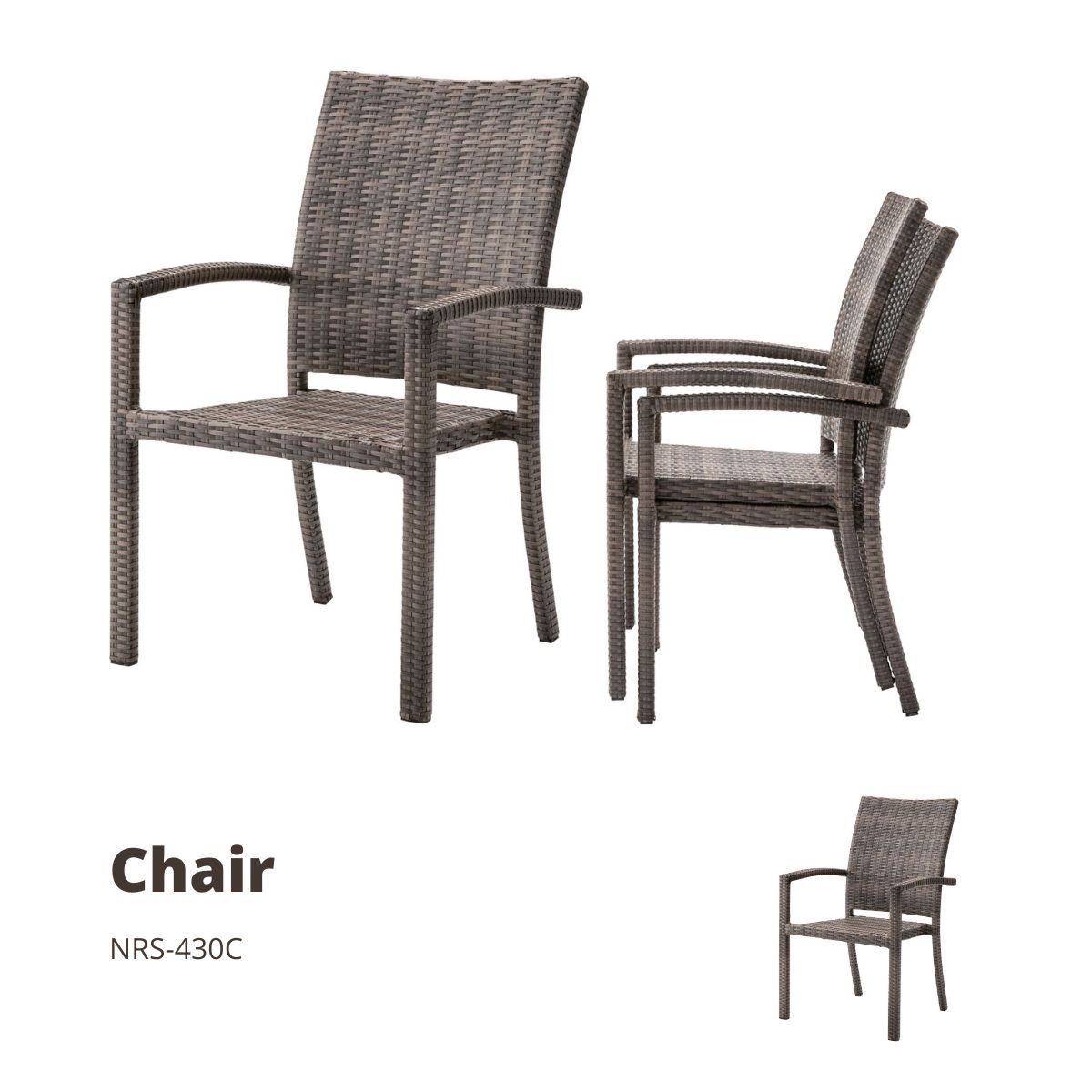 【ポイント5倍 1/9 20:00〜1/16 01:59まで】チェア ブラウン NRS-430C 店舗 カフェ ラウンジ ロビー ホ..