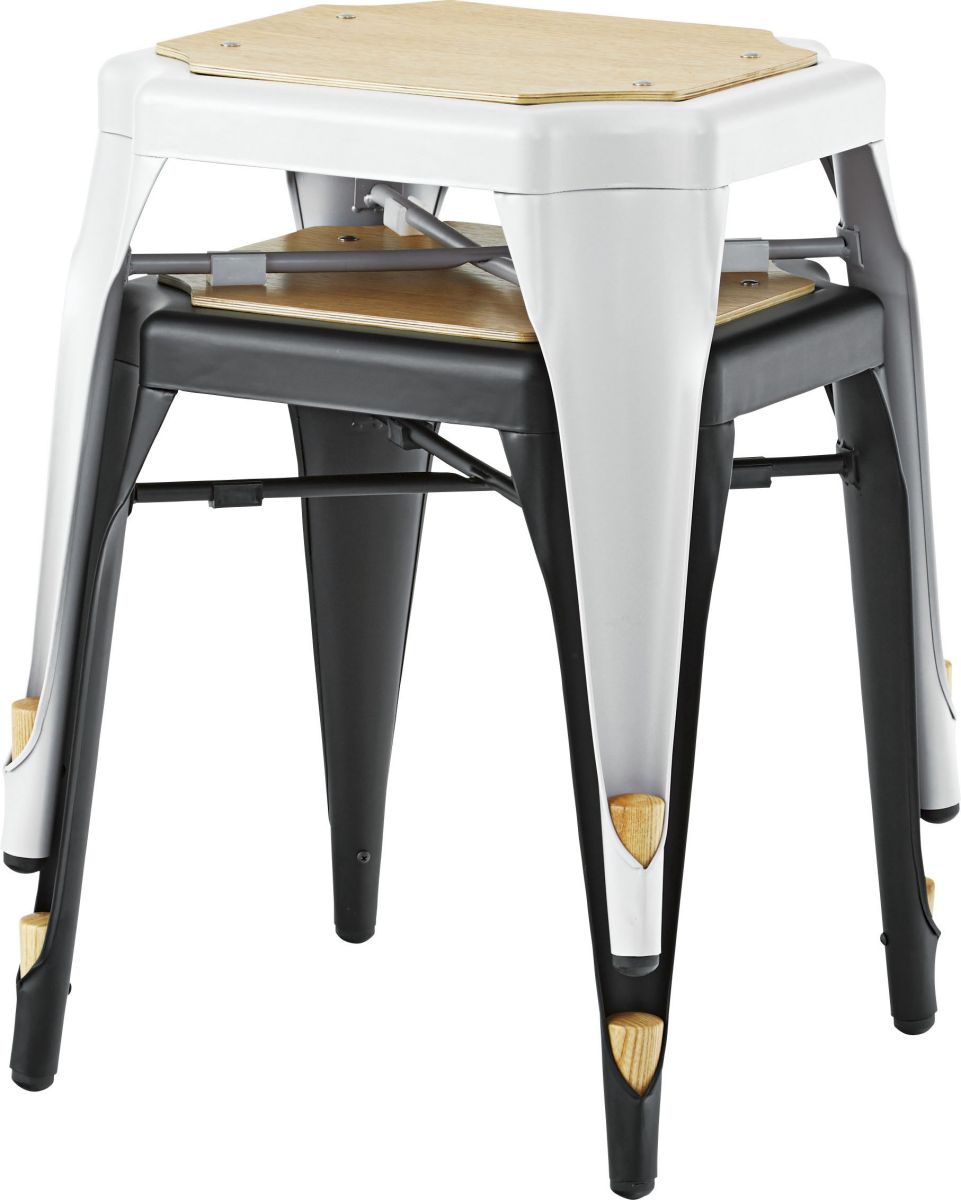 スツール ホワイト PC-460WH 店舗 カフェ ラウンジ ロビー ホテル 法人 [2]