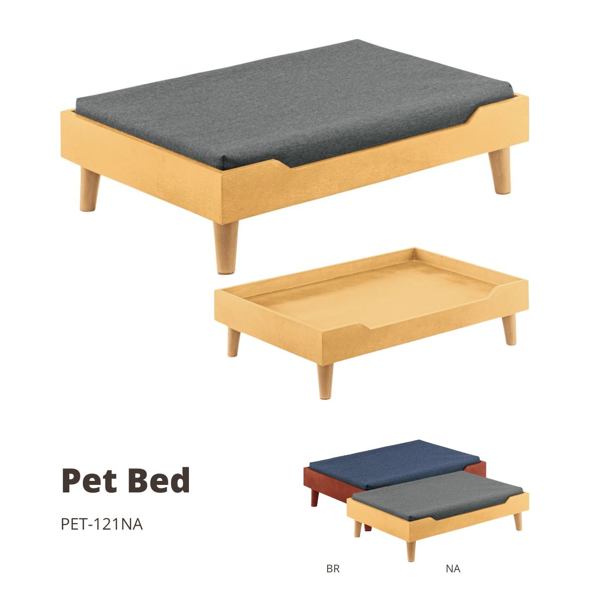 Bed Cuddler - ペットベッド ナチュラル PET-121NA 犬用 猫用 かわいい おしゃれ シンプル クッション マットレス ペットベッド ベッド 犬用 猫用 ドッグ キャット かわいい おしゃれ シンプル クッション マットレス ペット用