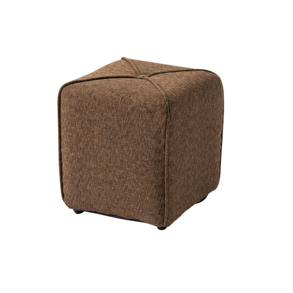 【ポイント5倍 7/19 20:00〜7/26 01:59まで】ミニスツール 腰掛け ブラウン W27×D27×H30 NS-505BR 店舗 カフェ ラウンジ ロビー ホテル 法人