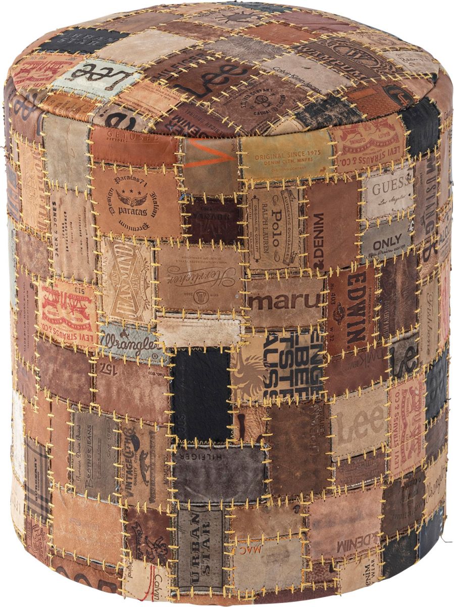 ラウンドスツール ブラウン FAB-006 店舗 カフェ ラウンジ ロビー ホテル 法人