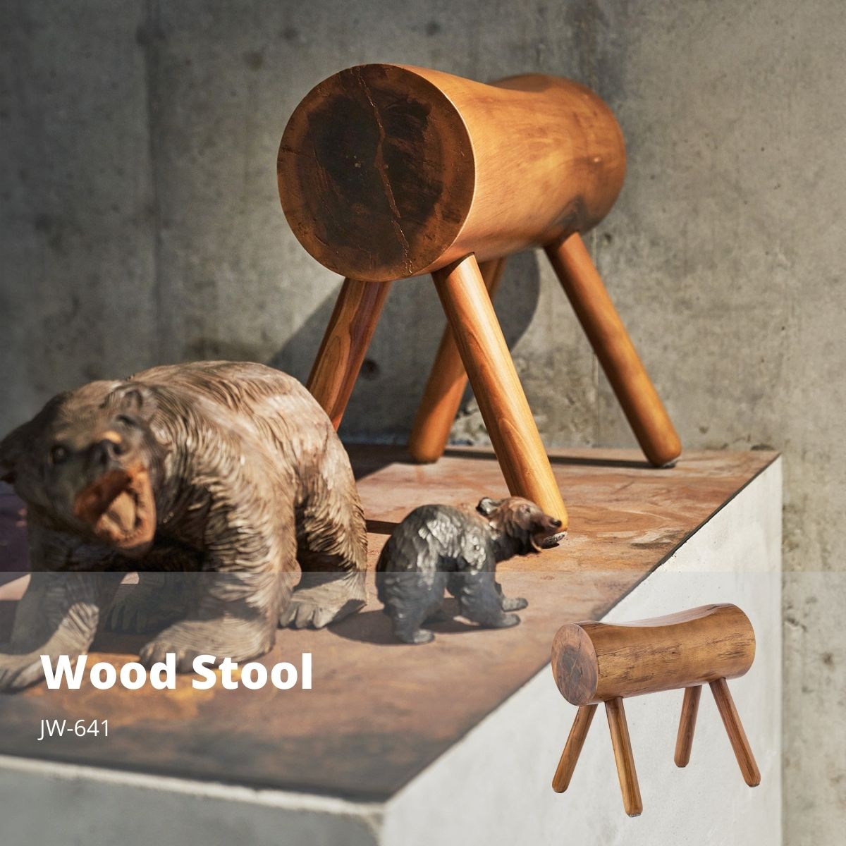 スツールサイズ：約W50×D30×H45スペック：天然木(モンキーポッド) ラッカー塗装製造国：インドネシア重量：12kg※天然木を使用している為、1つ1つ個体差がございます。また、経年で発生する亀裂についても、天然木の特性としてご理解くだ...