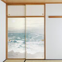 日本の名画 ふすま紙 横山大観 海潮四題・秋 2枚1組 水で貼るタイプ 幅91cm×長さ182cm 襖紙 アサヒペン JYT_005F