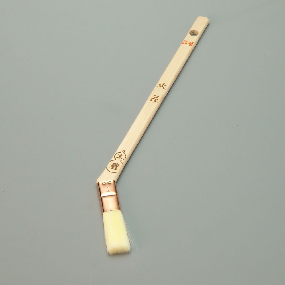 タイホウ 刷毛 火花(ナイロン) メジ(筋違) 5号 幅15mm 毛丈35mm 塗装用 ハケ ペンキ 塗装