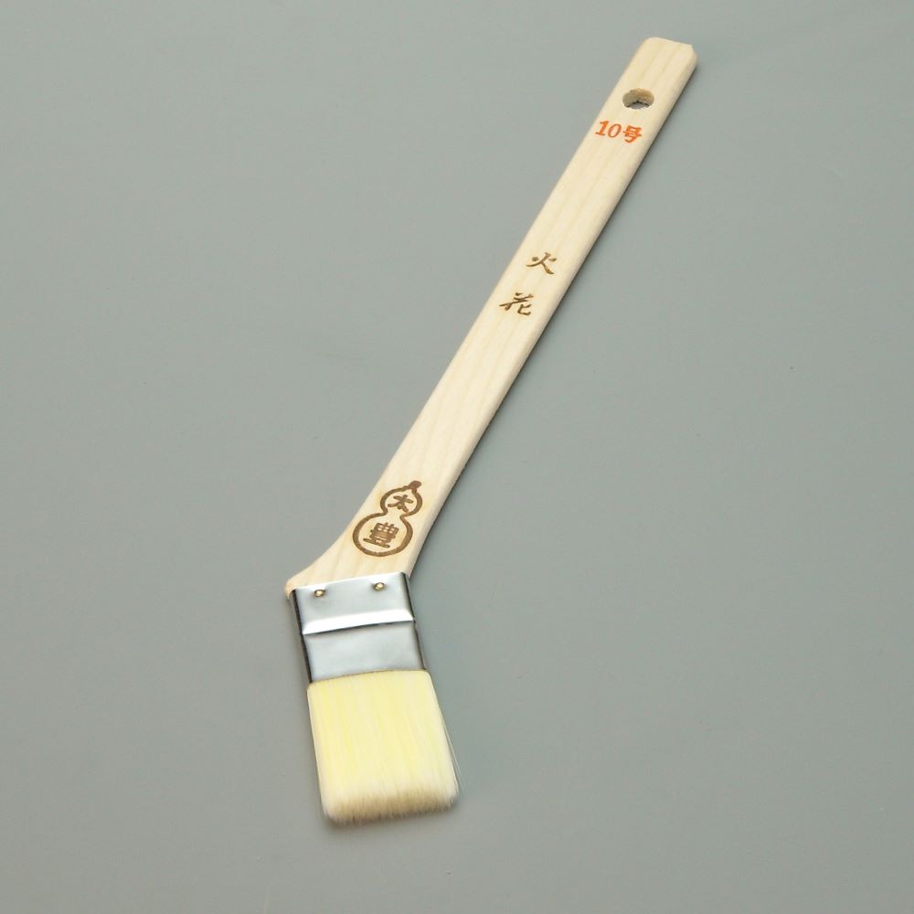 タイホウ 刷毛 火花(ナイロン) メジ(筋違) 10号 幅30mm 毛丈35mm 塗装用 ハケ ペンキ 塗装