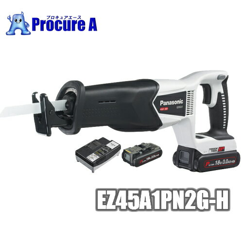 Panasonic/パナソニックEZ45A1PN2G-H(グレー) 充電レシプロソー デュアル(Dual)18V 3.0Ah＜セット品＞電池パック2個・充電器・ケース・金工刃・木工刃 /電動工具/切断/プロ仕様●ya513