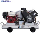 アネスト岩田 レシプロコンプレッサー(給油式) 軽便形コンプレッサ 2.2kW エンジン駆動 空気タンク容量15L PLUE22CB-10S 1台 ■▼261-6739