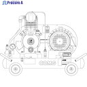 アネスト岩田 レシプロコンプレッサー(給油式) 軽便形コンプレッサ 1.5KW 60Hz PLU15BF-7M6 1台 ■▼548-1521