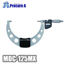 ミツトヨ MDC-125MX マイクロメーター 高性能 長寿命 滑り止め形状 片手 耐油性素材 超硬合金●yu501