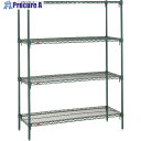 ERECTA スーパーアジャスタブルシール3 A1848NK3 間口1212mm×奥行457mm×高さ1387mm 4段 A1848NK3-54PK3-4 1台 ■▼146-5391 【送料都度見積】(3)