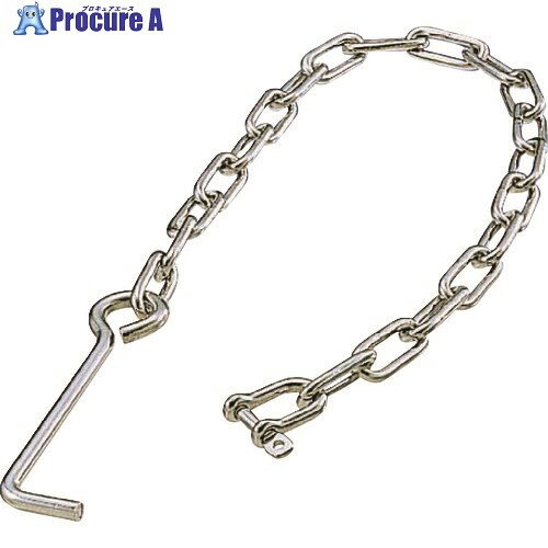 水本 ステンレス アンカー付チェーン 4mm チェーン長500mm A-1211 1個 ■▼202-3168【代引決済不可】【送料都度見積】