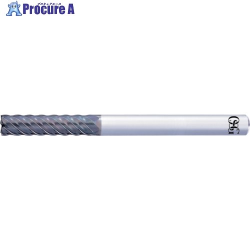 OSG 高硬度鋼用超硬エンドミル 多刃スクエアタイプ ロング形 AE-ML-H 8550017 AE-ML-H 16X64 (8550017)..