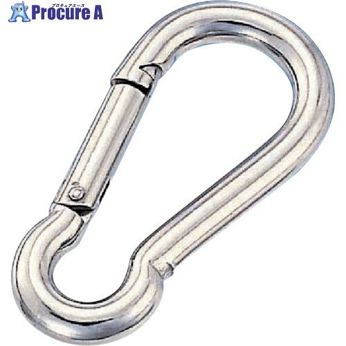 水本 ステンレス スナップフックB型 線径6mm 長さ61mm A-097 1個 ■▼776-5037【代引決済不可】【送料都..