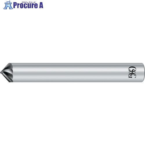 OSG 超硬面取りカッタ FXコート 2刃スパイラル 8501483 FX-SCC-0.8X45X3(8501483) 1本 ■▼822-7377 【送料都度見...