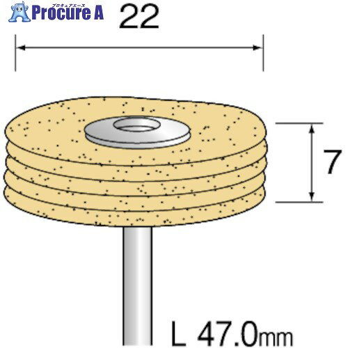 Minimo 積層バフ セーム皮 φ22 (10個入) GA4432 1袋 ■▼853-0481 【送料都度見積】